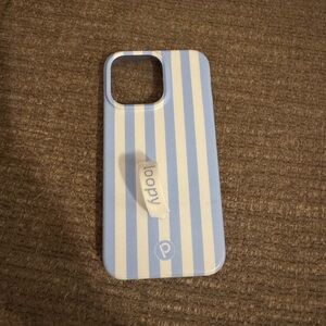 Loopy Case Light Blue and White Striped Phone Cover
iPhone 15 pro max